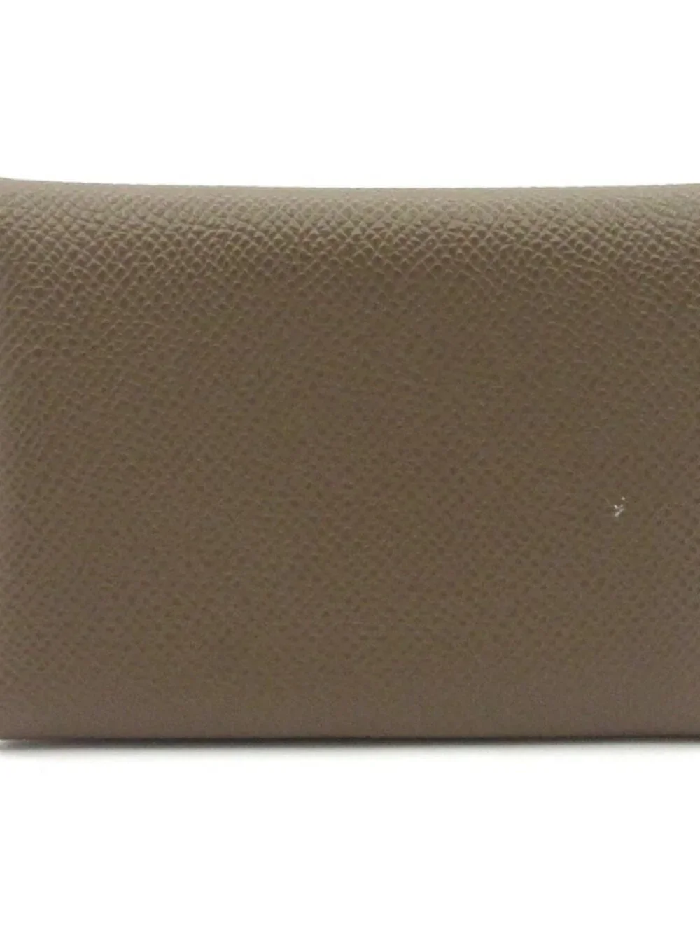 HERMES Calvi Duo Dark Brown Veau Epsom W Coin Case
